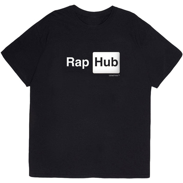 RAP HUB T-SHIRT BLACK - OUTTATHISWORLD