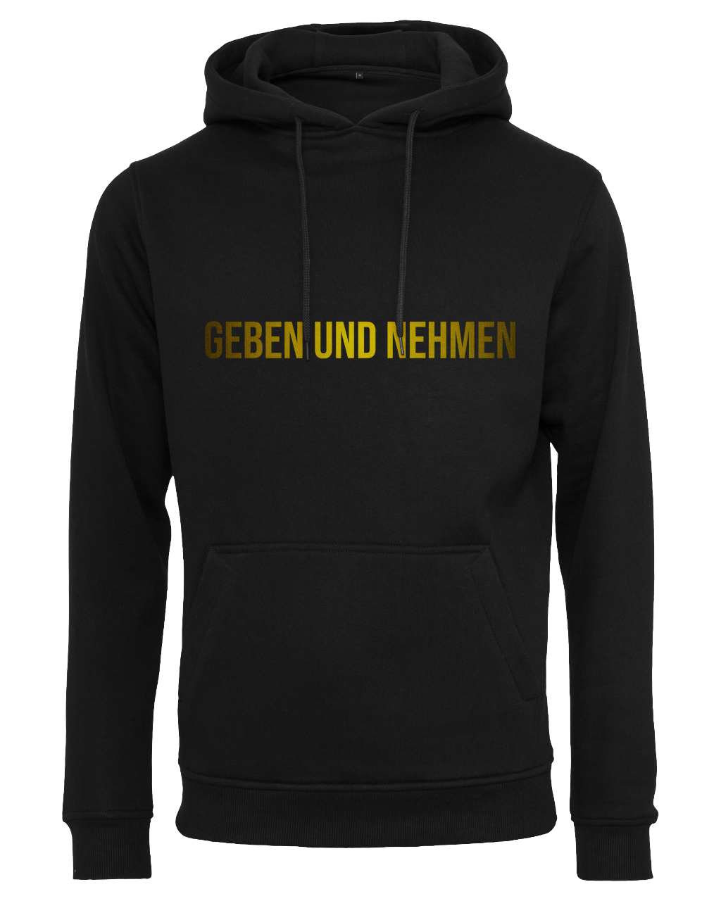 GENETIKK "GEBEN UND NEHMEN" HOODIE - BLACK
